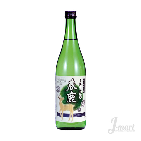 HARUSHIKA SHIBORIBANA JUNMAI GINJO<br>春鹿 しぼりばな 純米吟醸